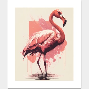 Pink Flamingo Posters and Art